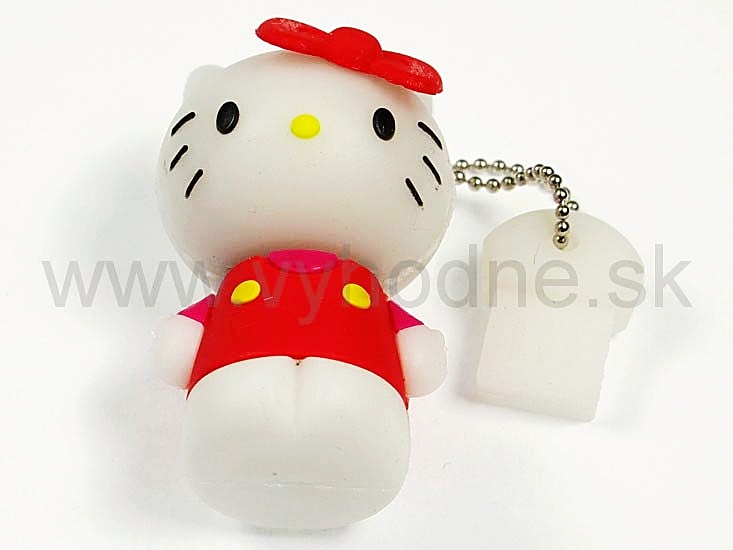 USB flash disk Kitty červená 4 GB zn. PROPAG - Kliknutím na obrázok zatvorte -